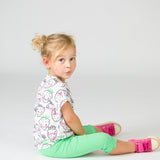Legging de bebé verde VERANO/Charanga