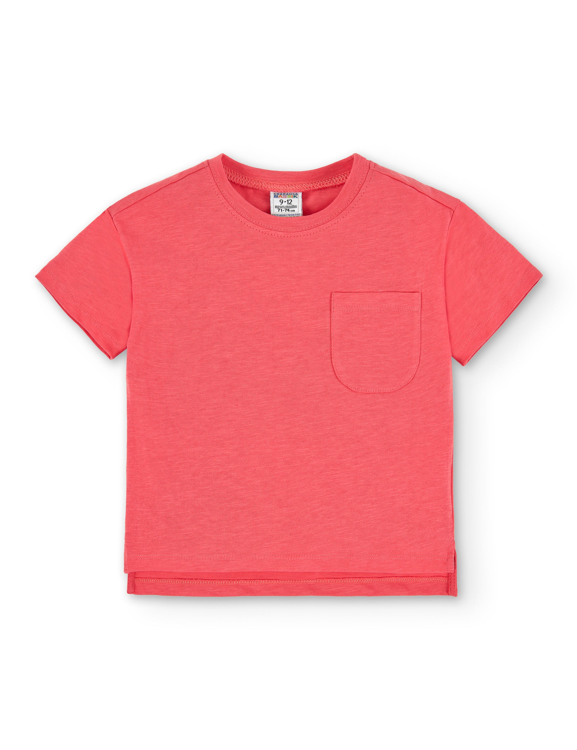 Camiseta de bebé rojo VERANO/Charanga