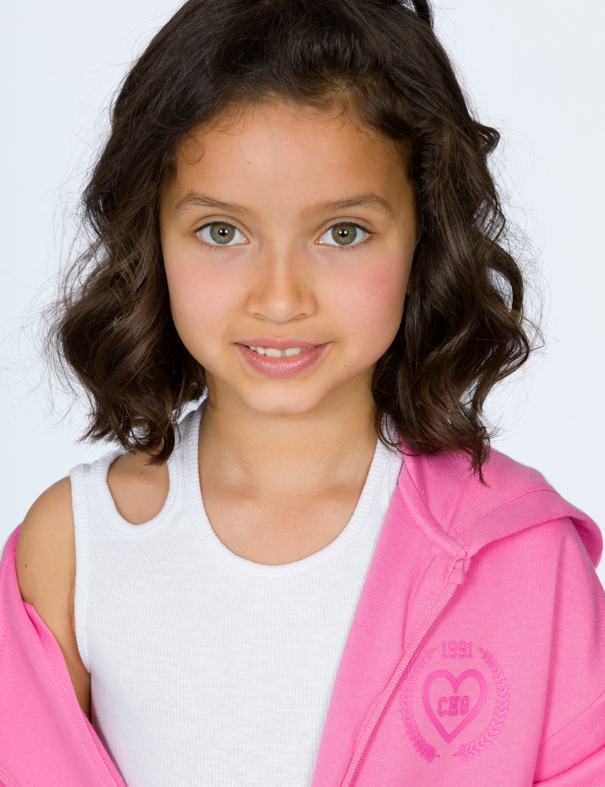 Sudadera de niña fucsia VERANO/Charanga