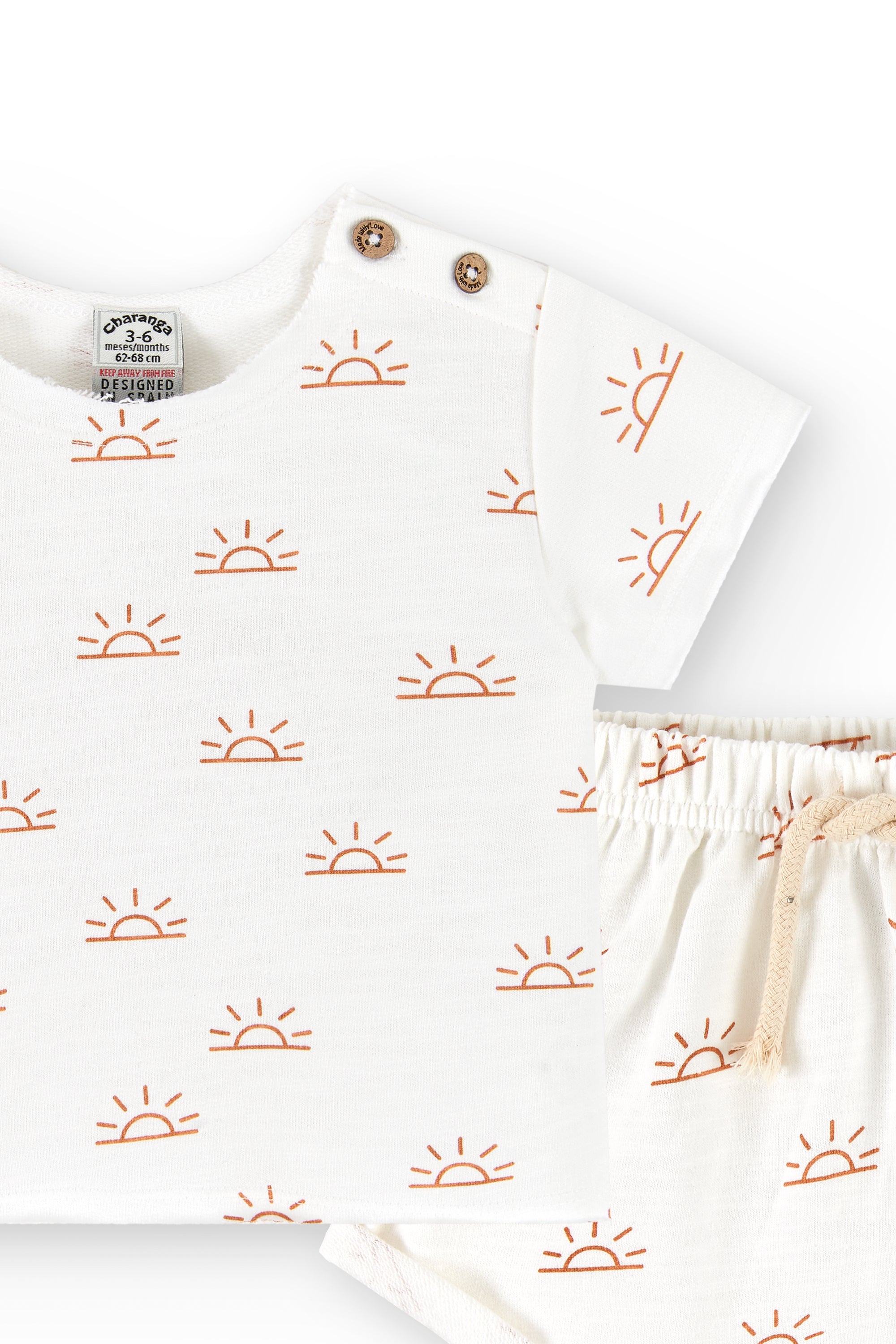 Conjunto de recién nacido estampado VERANO/Charanga