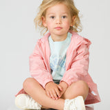 Parka de bebé rosa