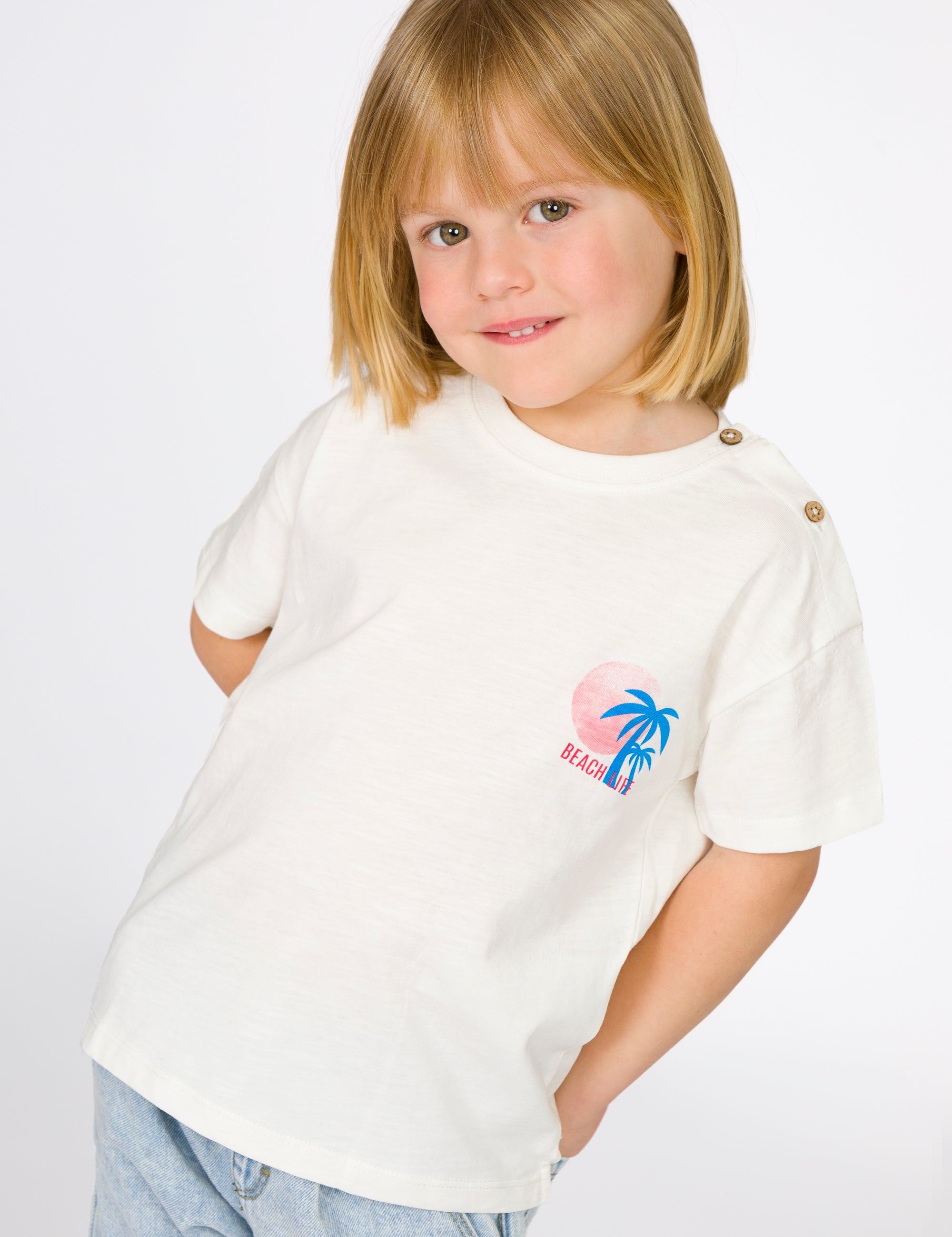 Camiseta de bebé piedra VERANO/Charanga