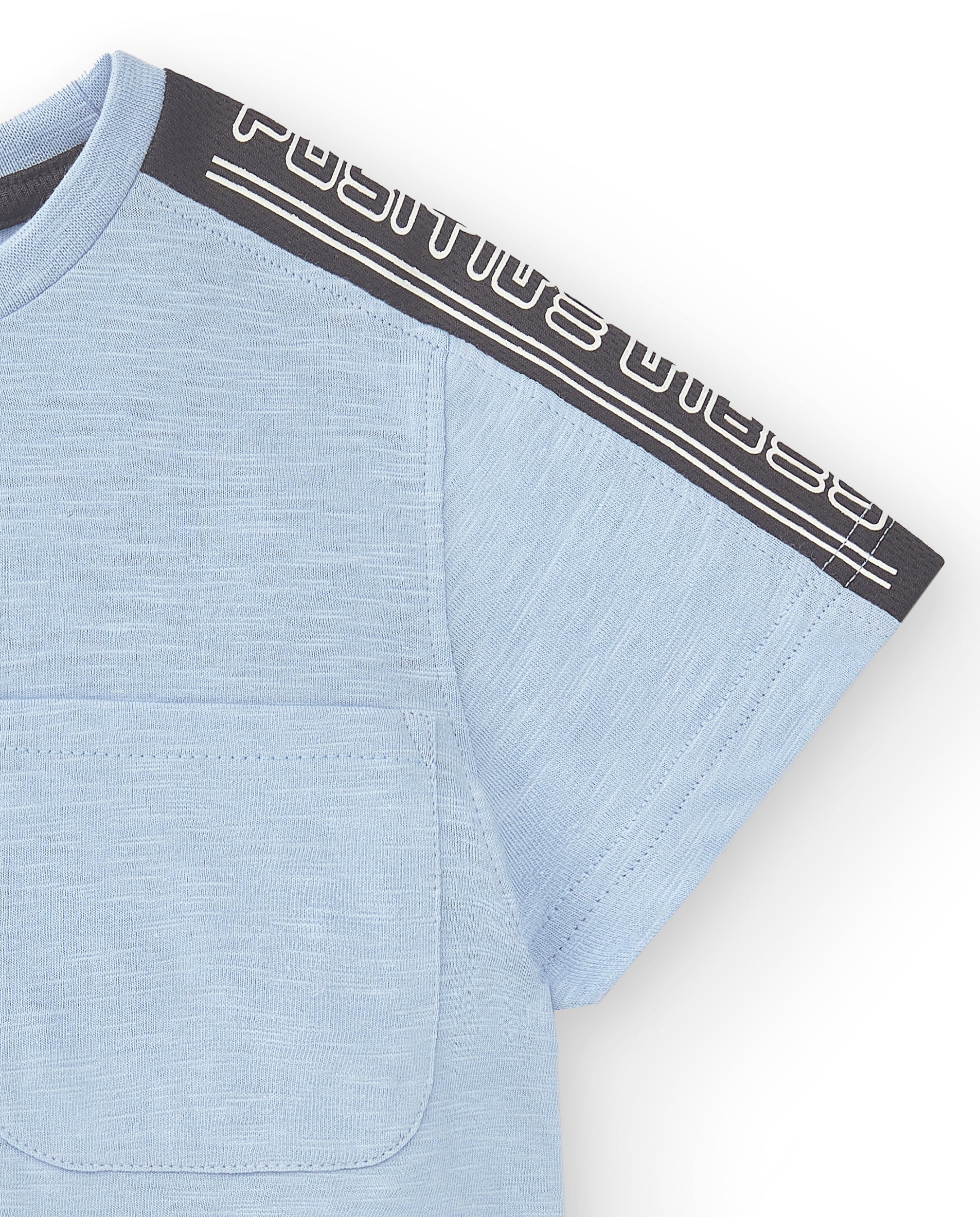 Camiseta de niño celeste VERANO/Charanga