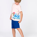 Camiseta de niño rosa VERANO/Charanga