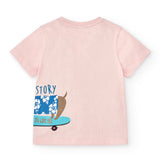 Camiseta de niño rosa VERANO/Charanga