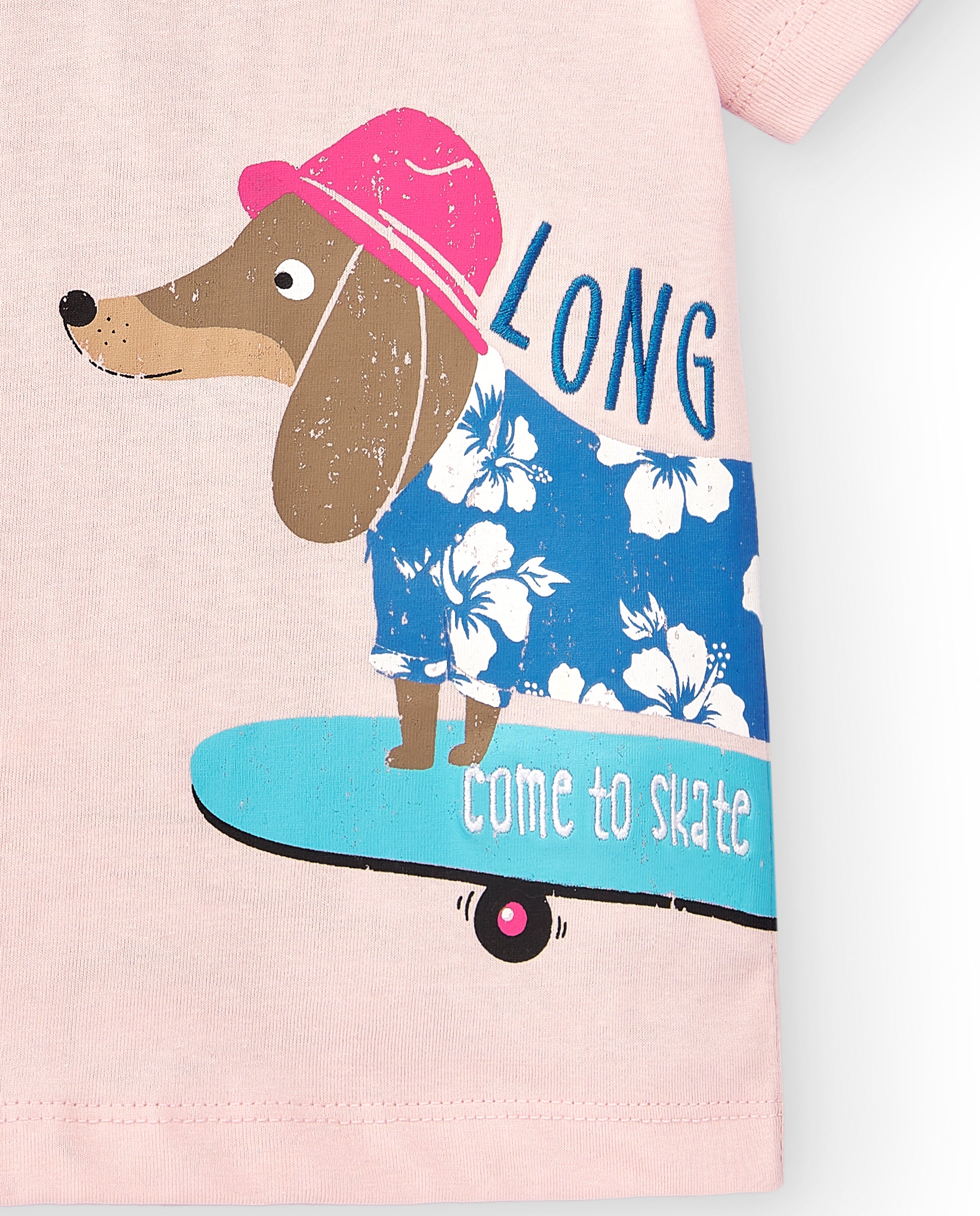 Camiseta de niño rosa VERANO/Charanga