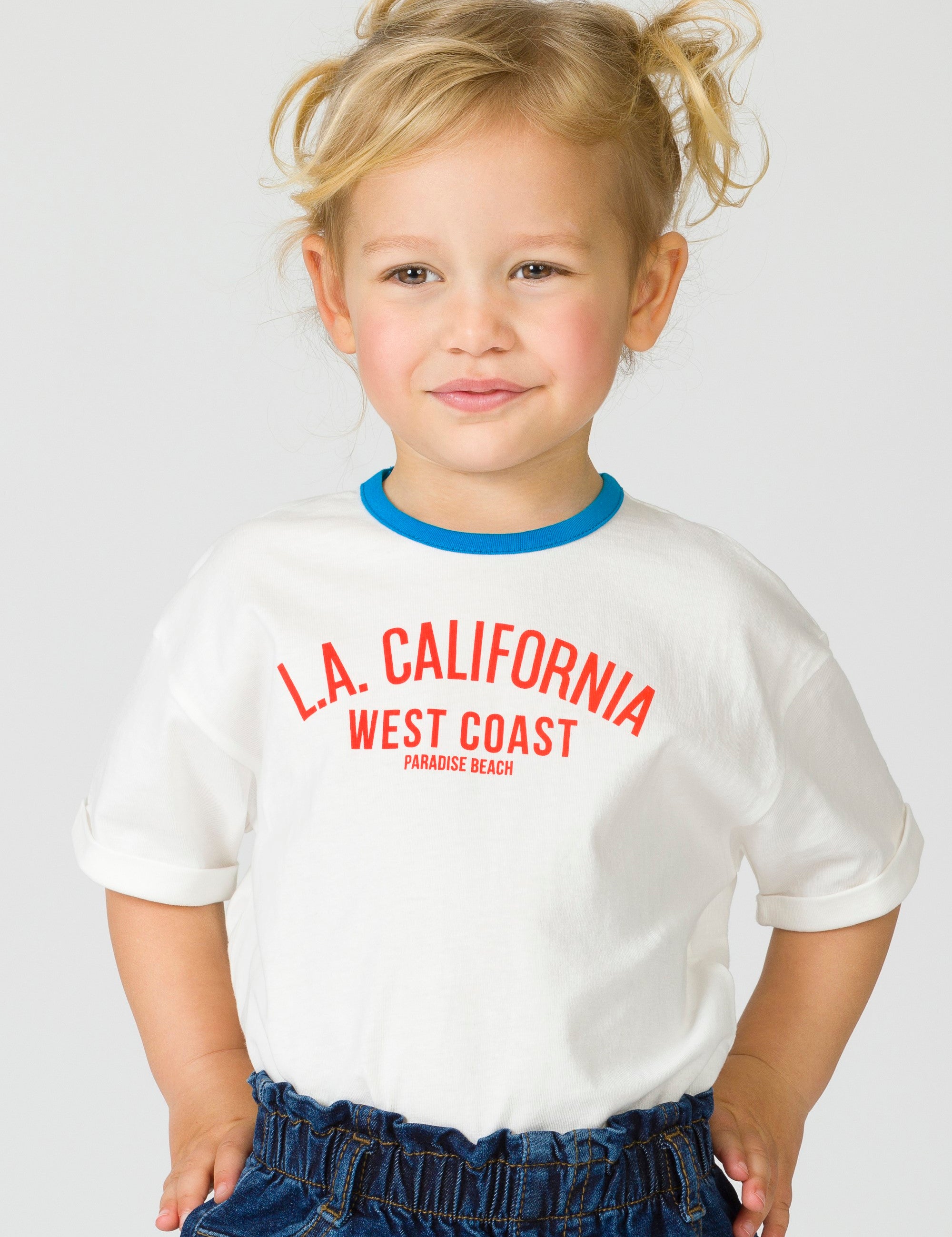 Camiseta de bebé crudo california VERANO/Outlet