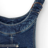 Vestido de bebé niña tejano