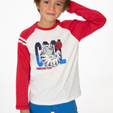 Camiseta de niño rojo