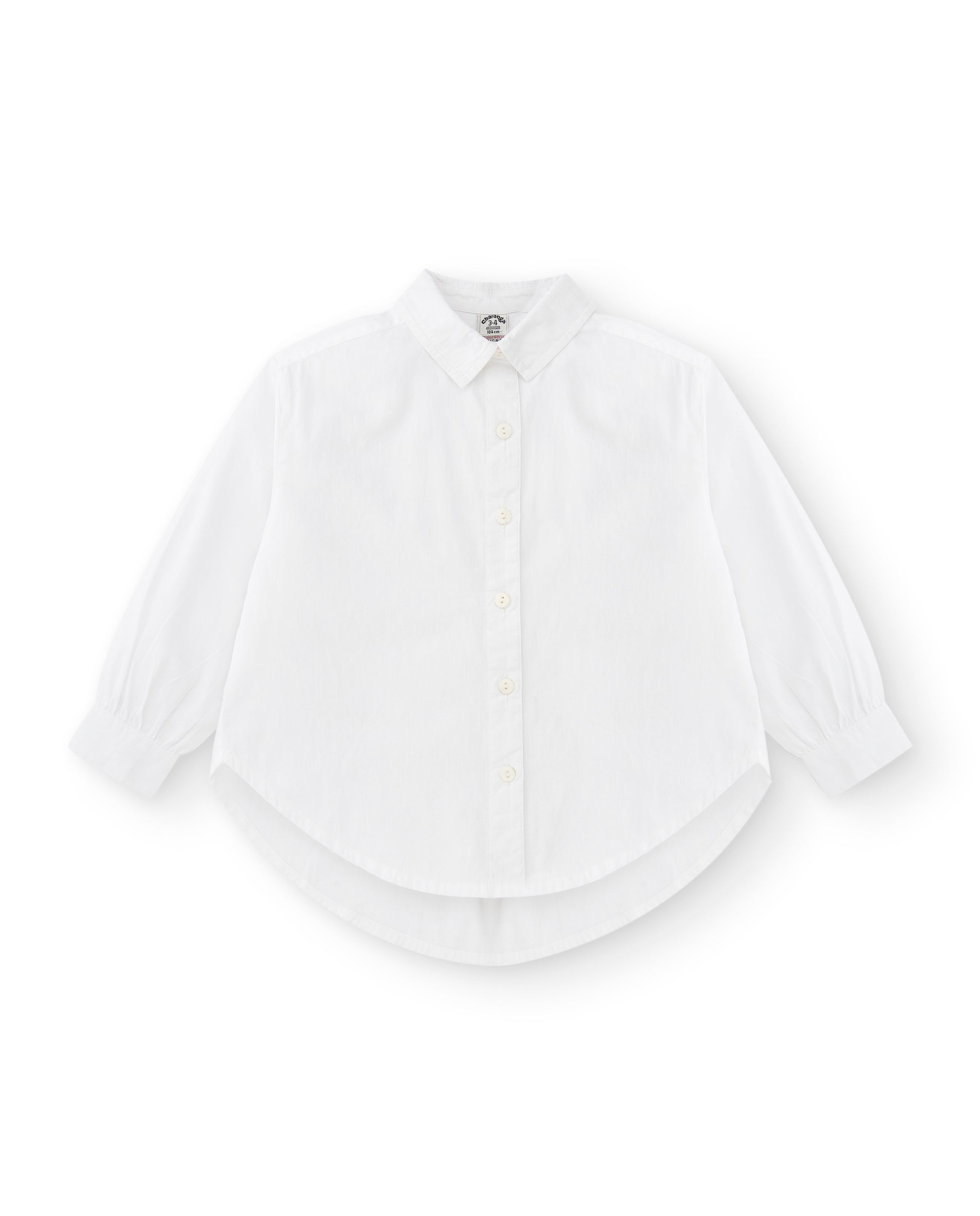Blusa de niña blanca