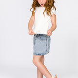 Camiseta de niña crudo VERANO/Charanga