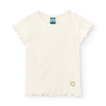 Camiseta de niña crudo VERANO/Charanga