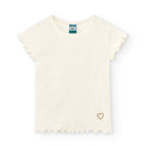 Camiseta de niña crudo VERANO/Charanga