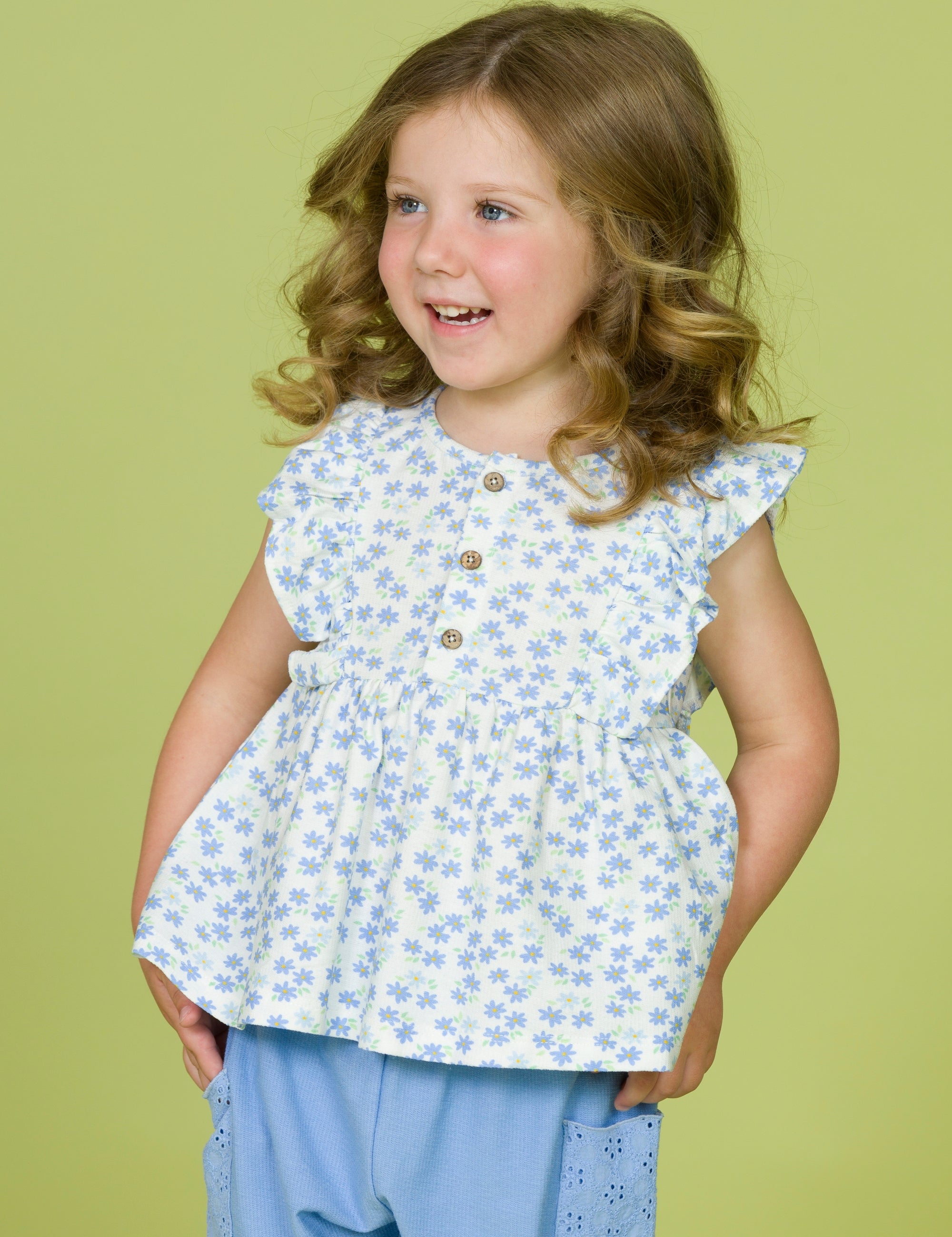 Blusa de bebé estampado floral VERANO/Charanga