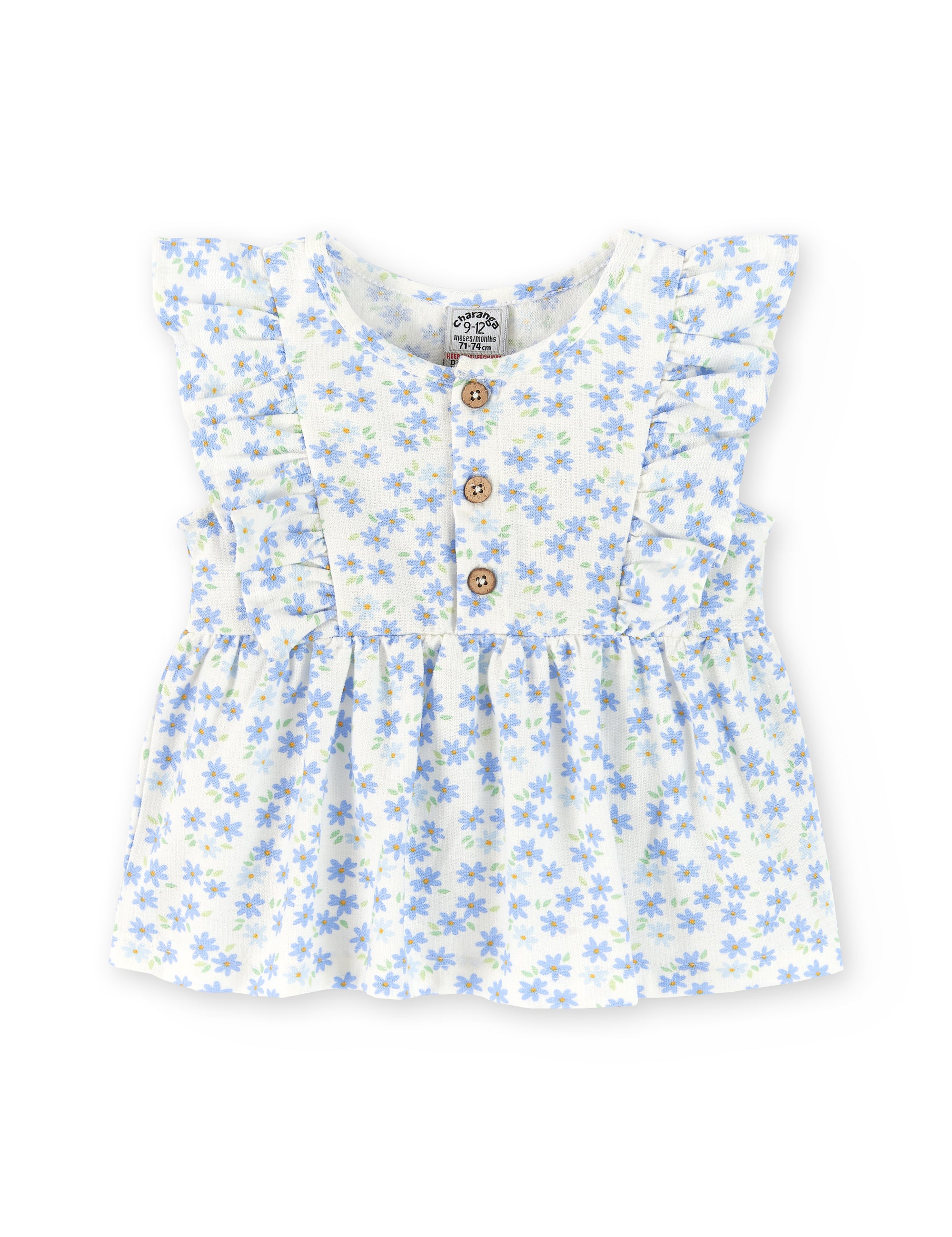 Blusa de bebé estampado floral VERANO/Charanga