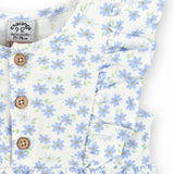 Blusa de bebé estampado floral
