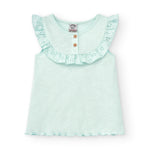Camiseta de niña aguamarina VERANO/Charanga