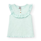 Camiseta de niña aguamarina VERANO/Charanga