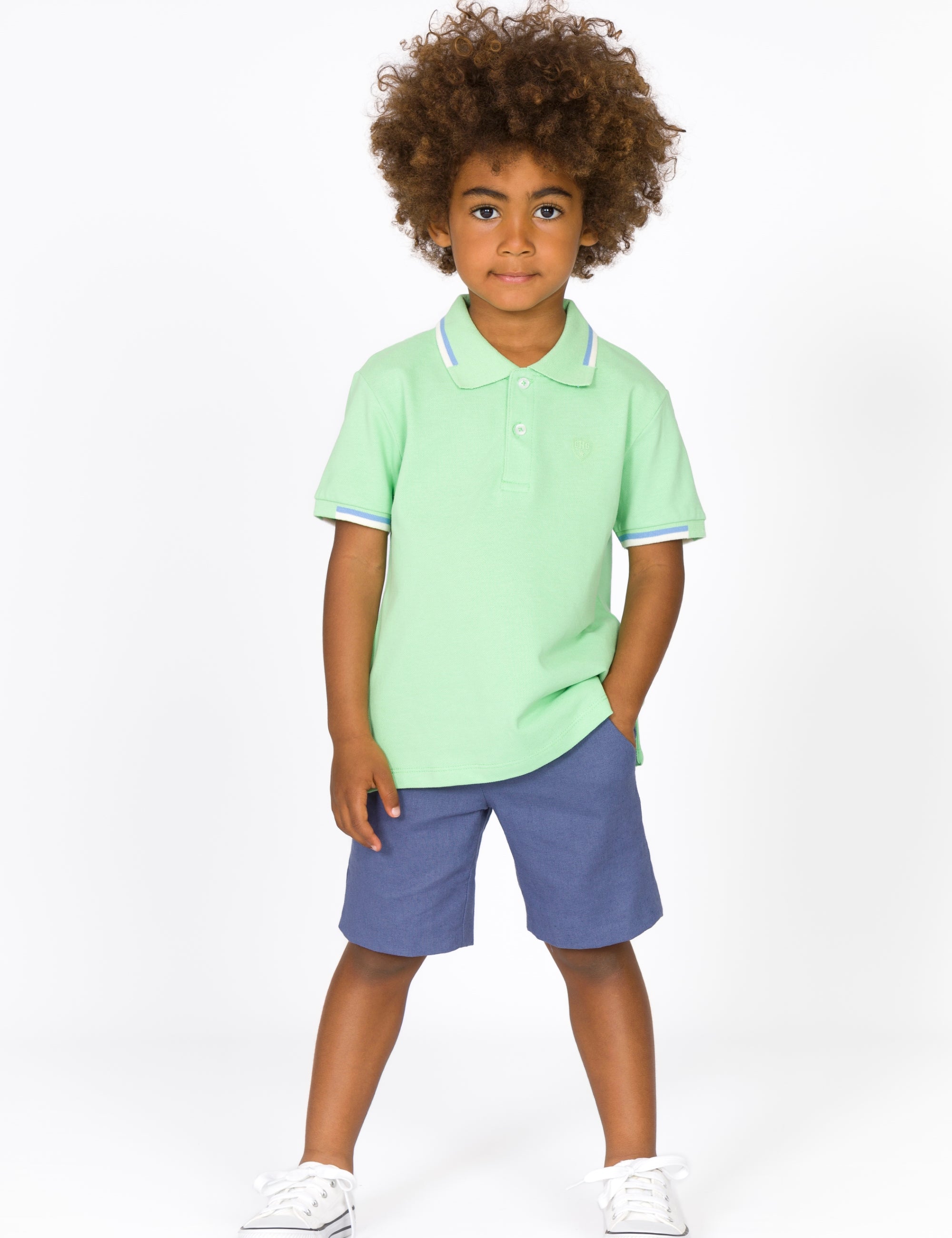 Polo de niño verde VERANO/Charanga