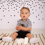 Camiseta de bebé de rayas