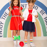 Camiseta de niña color rojo