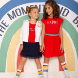 Camiseta de niña color rojo