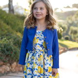 Rebeca de niña azulon