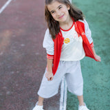 Pantalon de niña gris