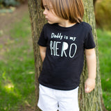 Camiseta de bebé color negro