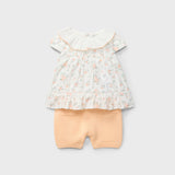 Conjunto blusa floral y pantalón tricot recién nacido | Dr. Kid by Charanga