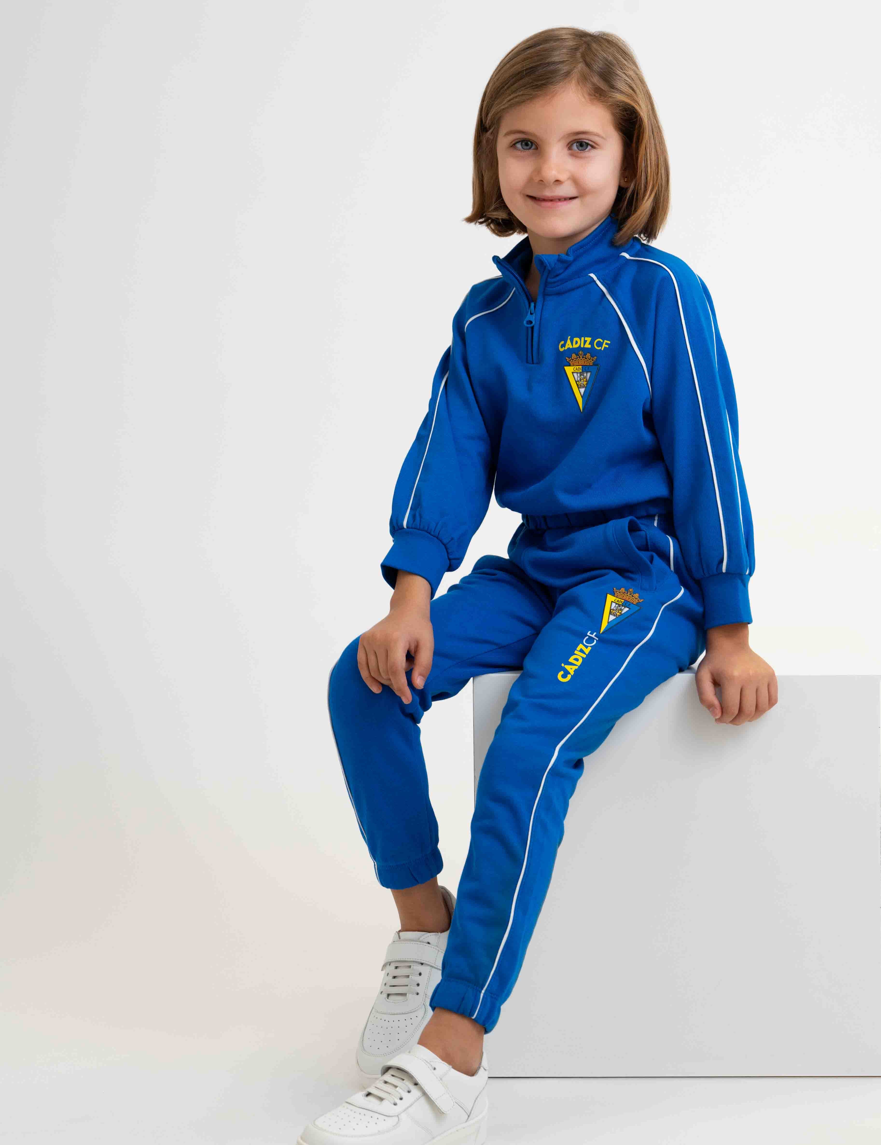 Sudadera de niña azul - Cádiz CF