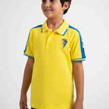 Polo amarillo con detalles en los hombros niño - Cádiz CF
