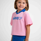 Camiseta rosa con cuello azul - Cádiz CF