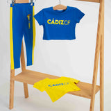 Camiseta crop azul niña -  Cádiz CF