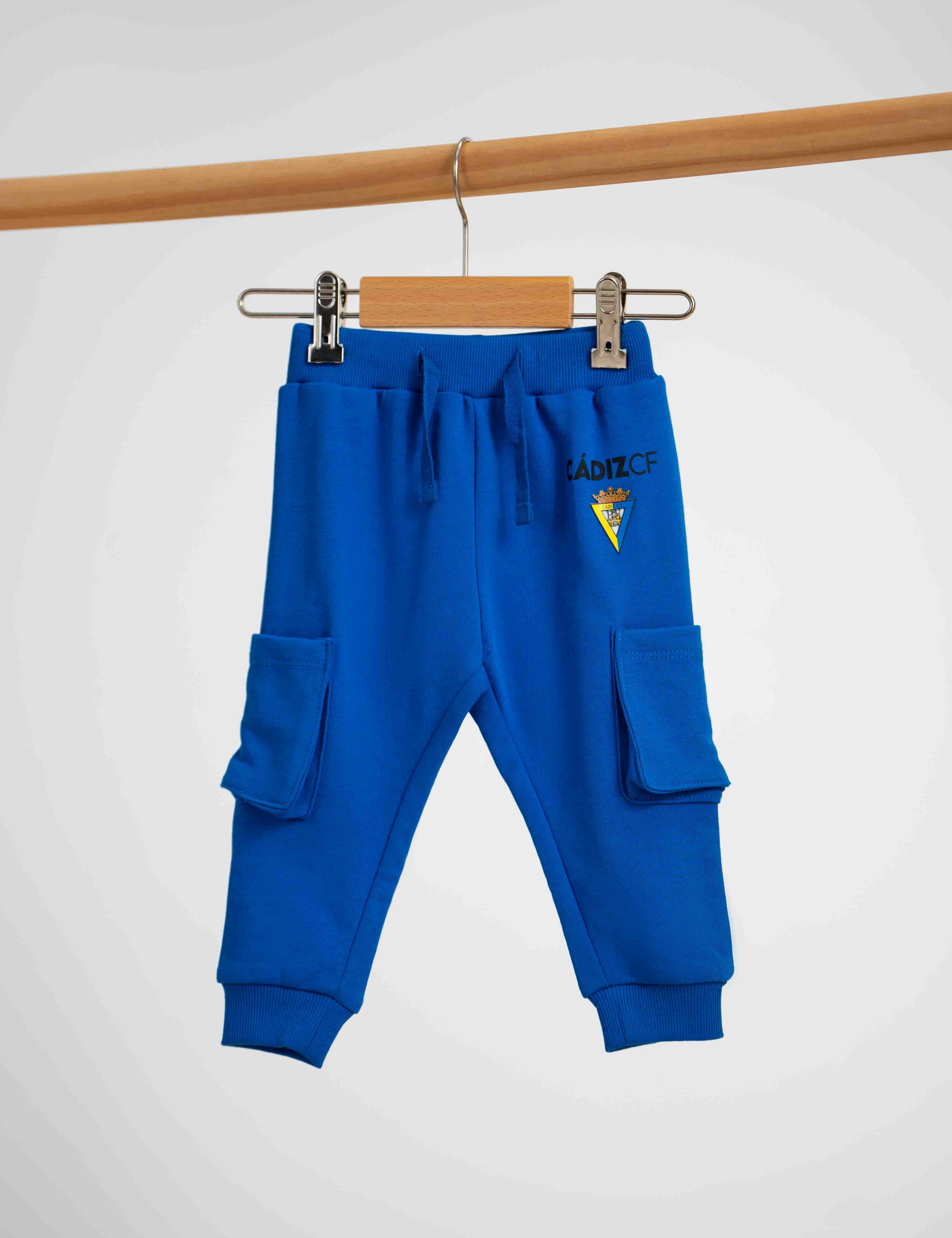 Pantalón cargo azul bebé - Cádiz CF