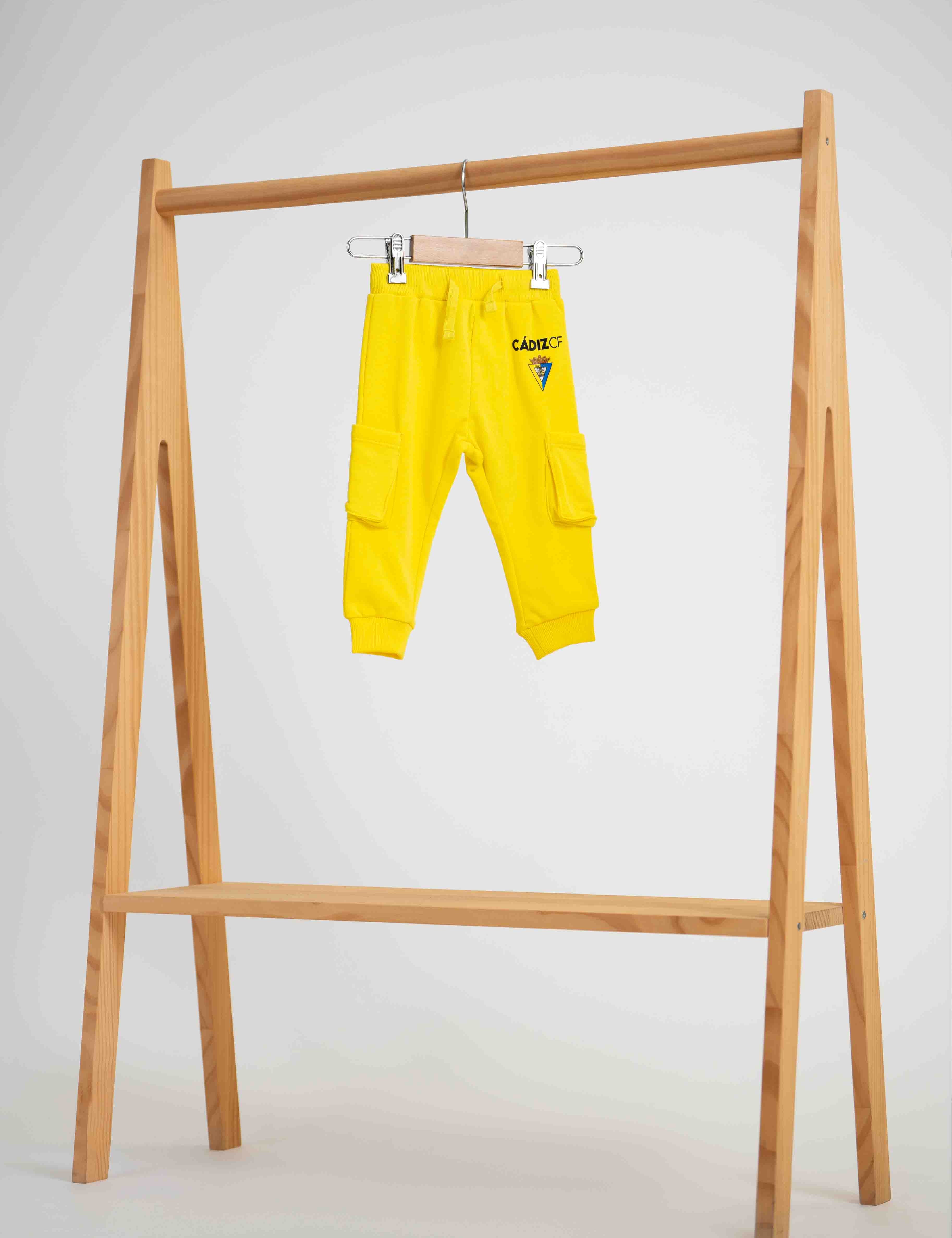 Pantalón cargo amarillo bebé - Cádiz CF