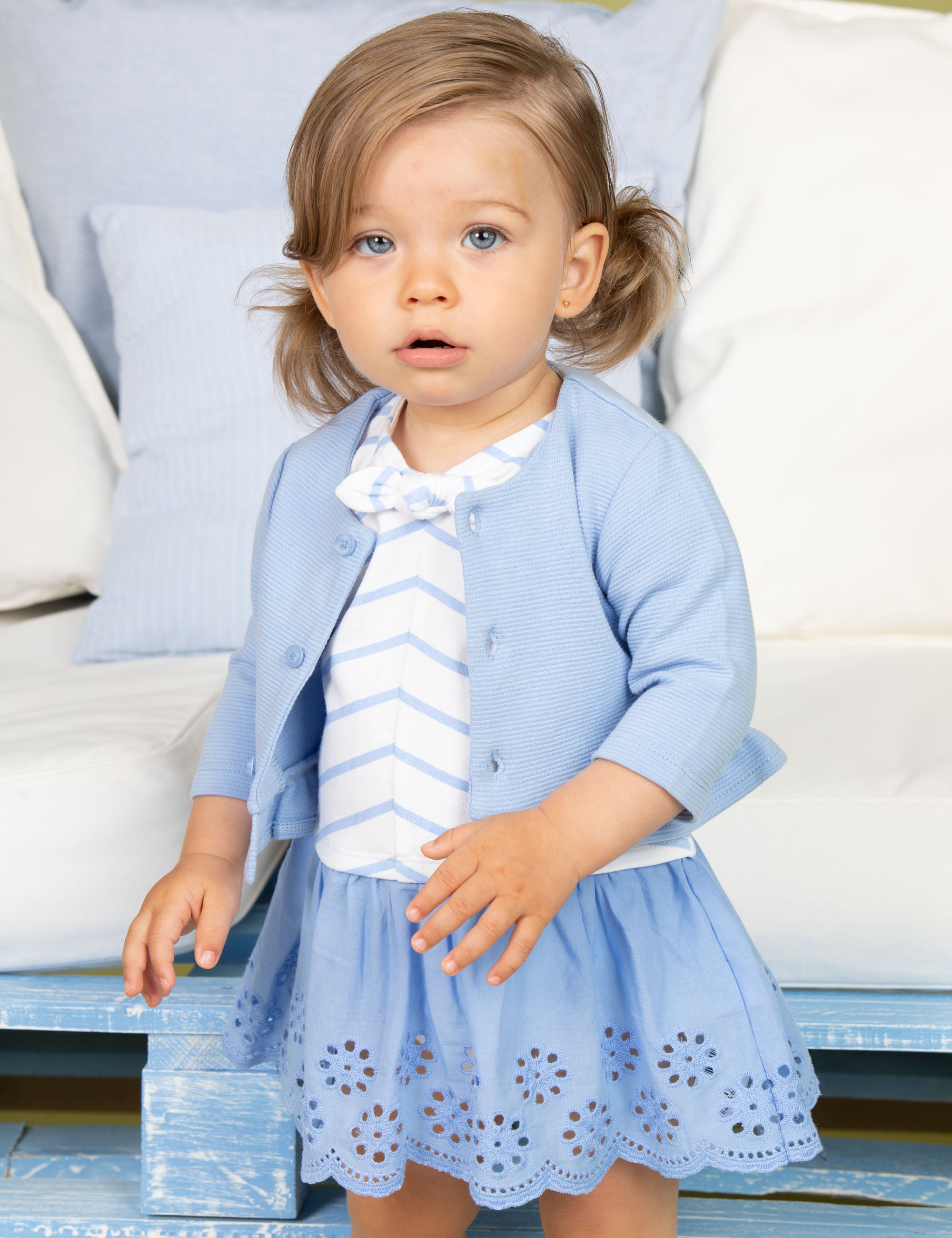 Rebeca de bebé azul VERANO/Outlet