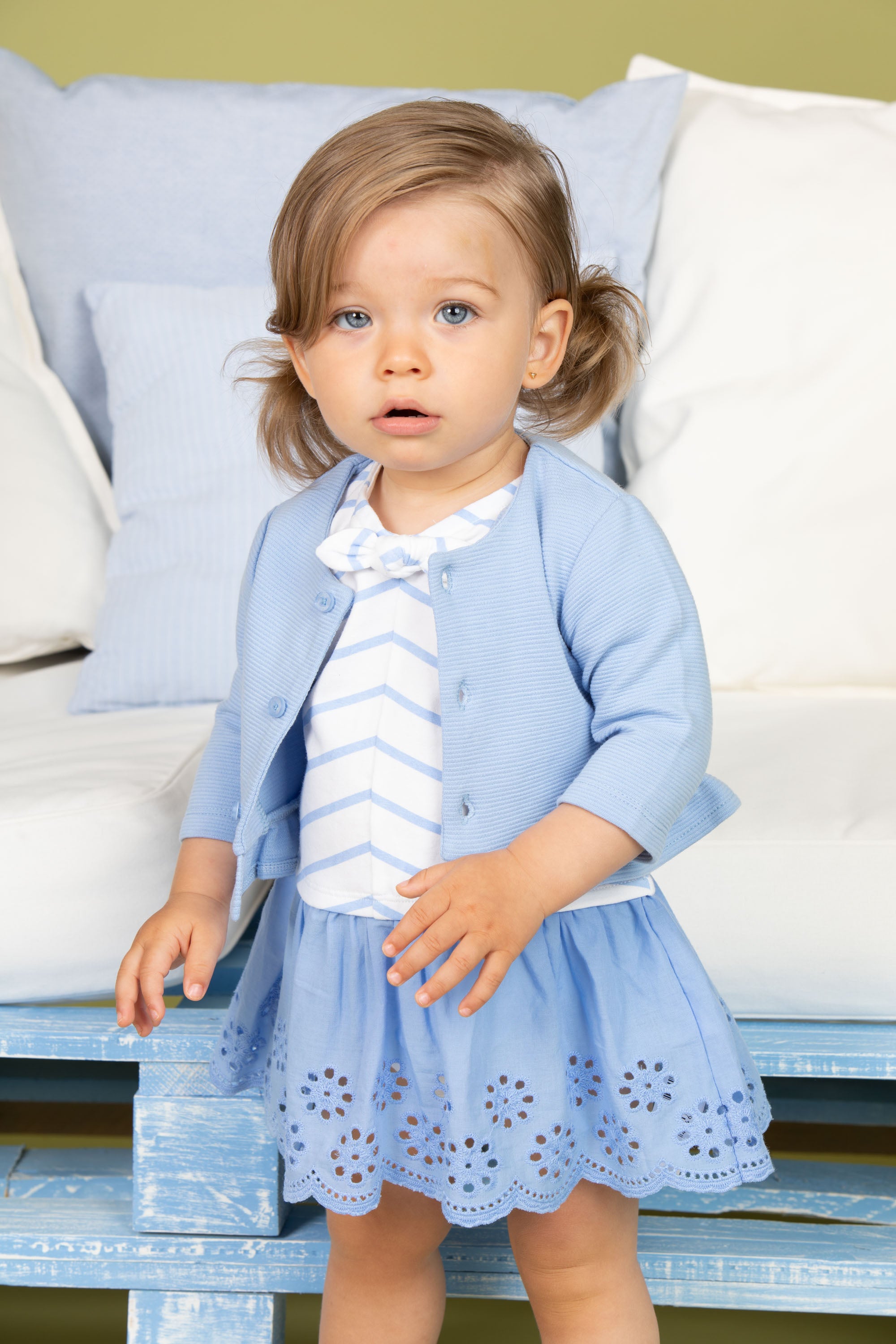 Rebeca de bebé azul VERANO/Outlet