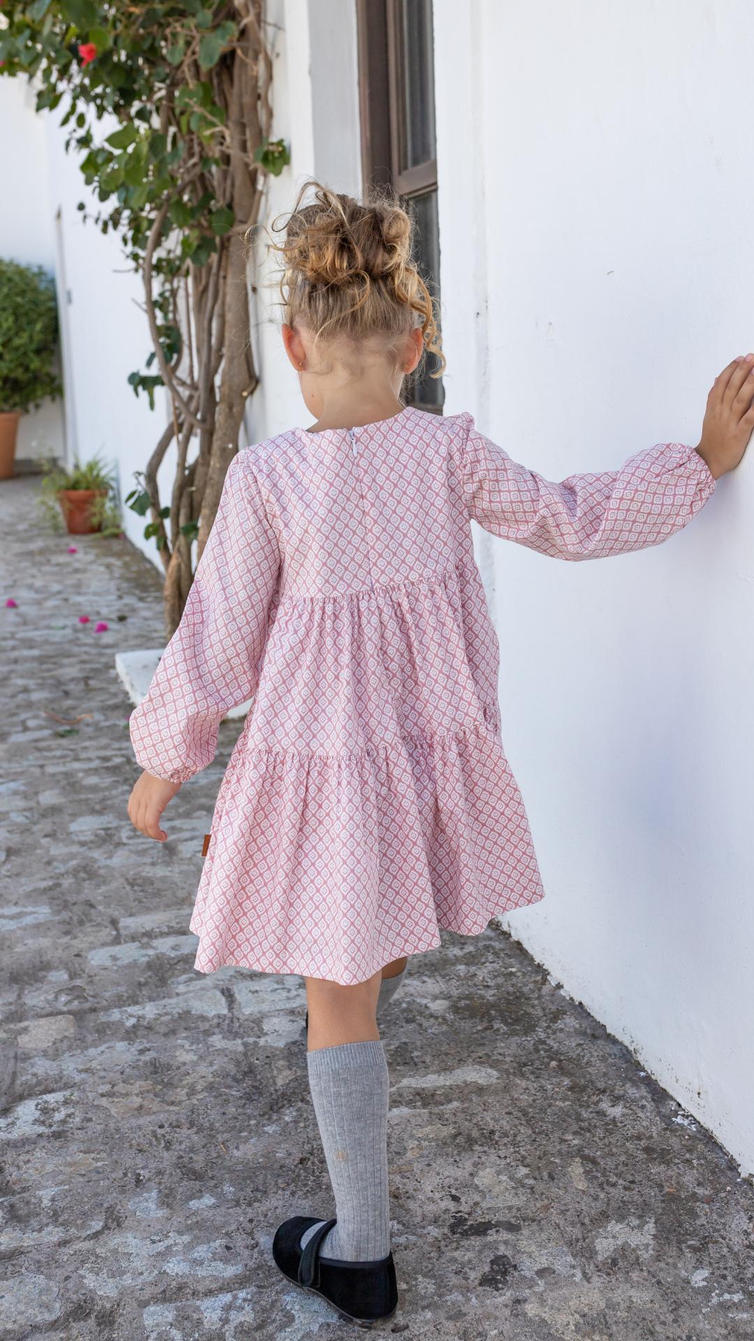 Vestido de niña rosa Cocote & Charanga Charanga