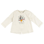 Camiseta de bebé color crudo Outlet