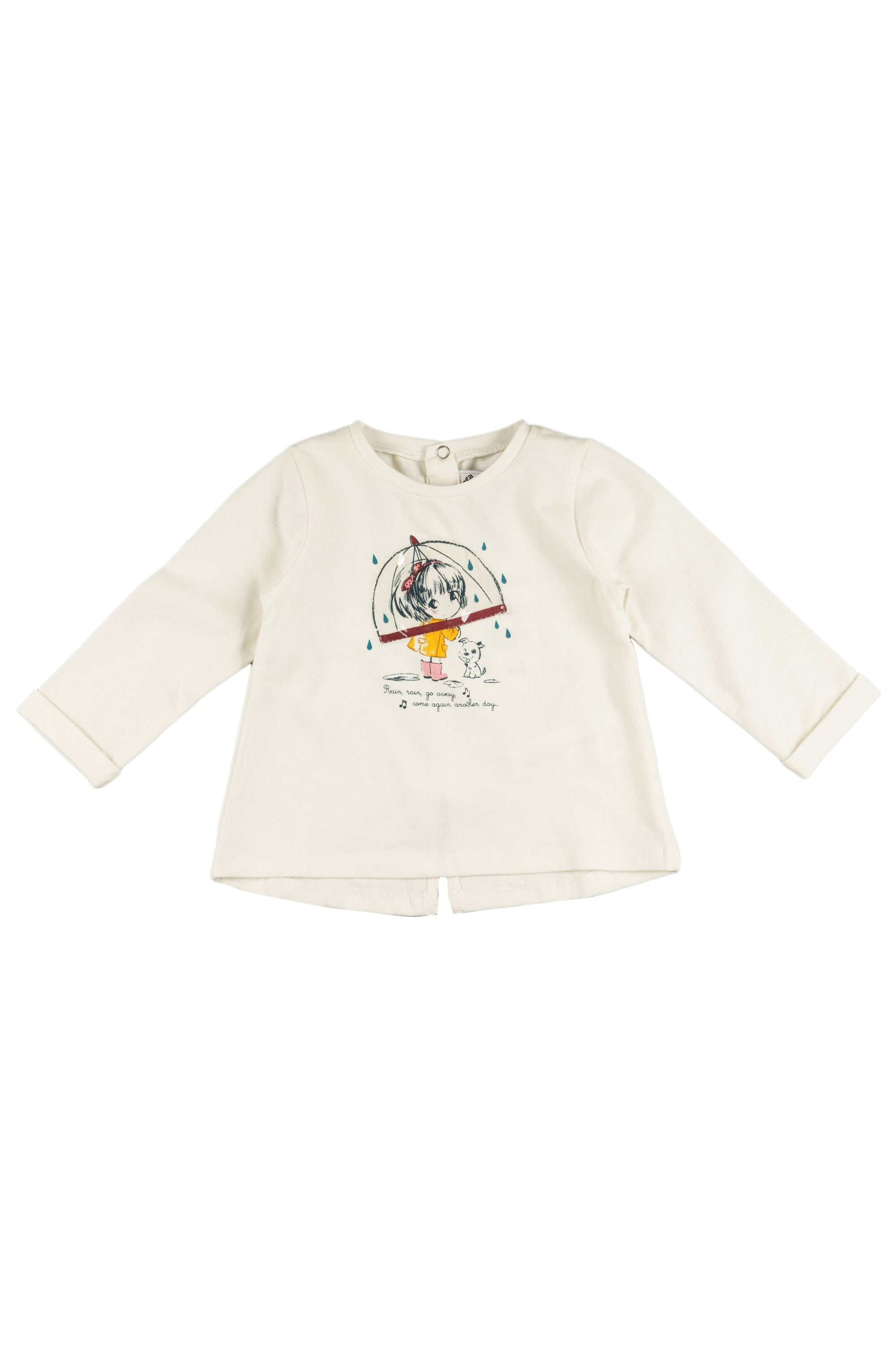 Camiseta de bebé color crudo Outlet