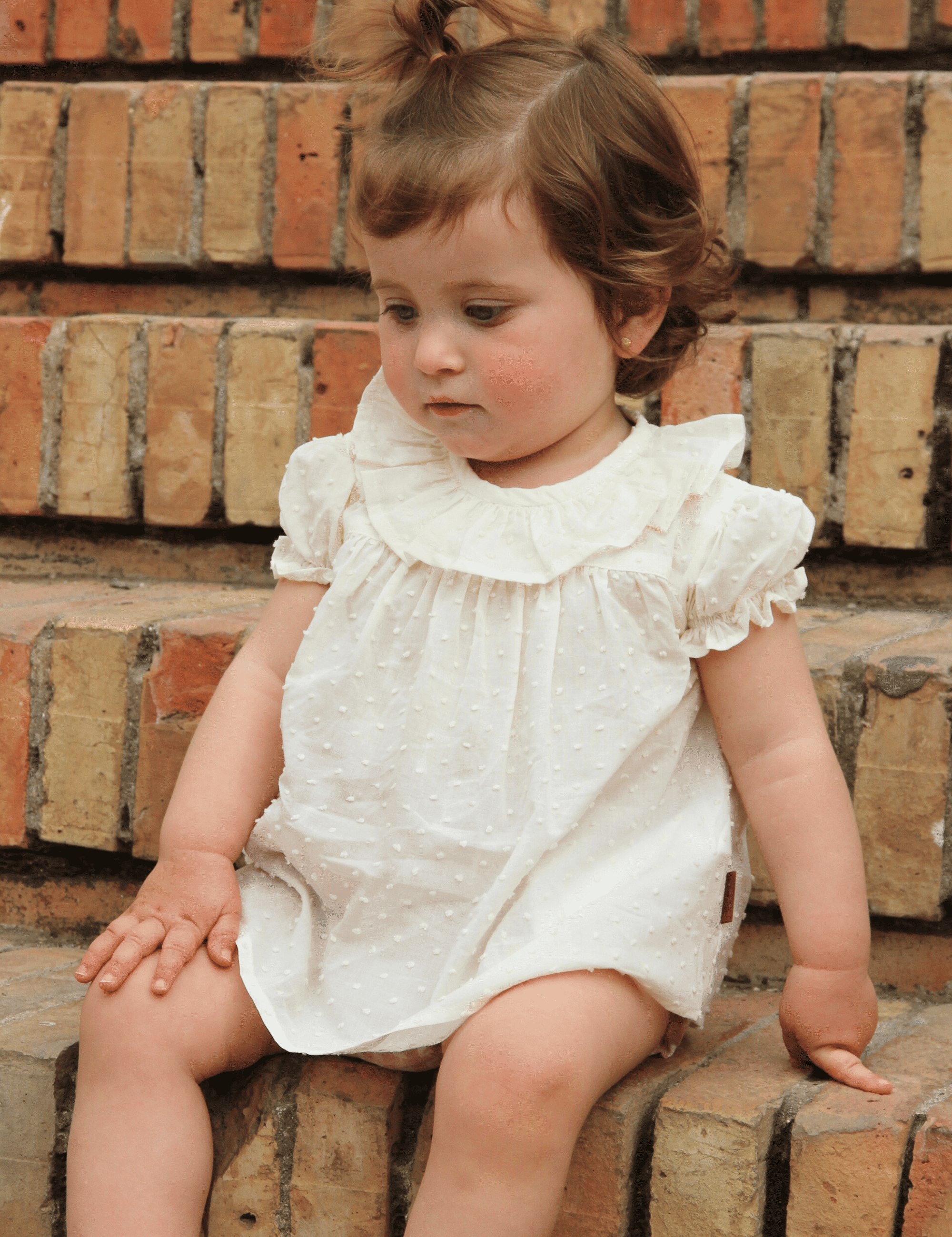 Blusa de bebé crudo Cocote & Charanga