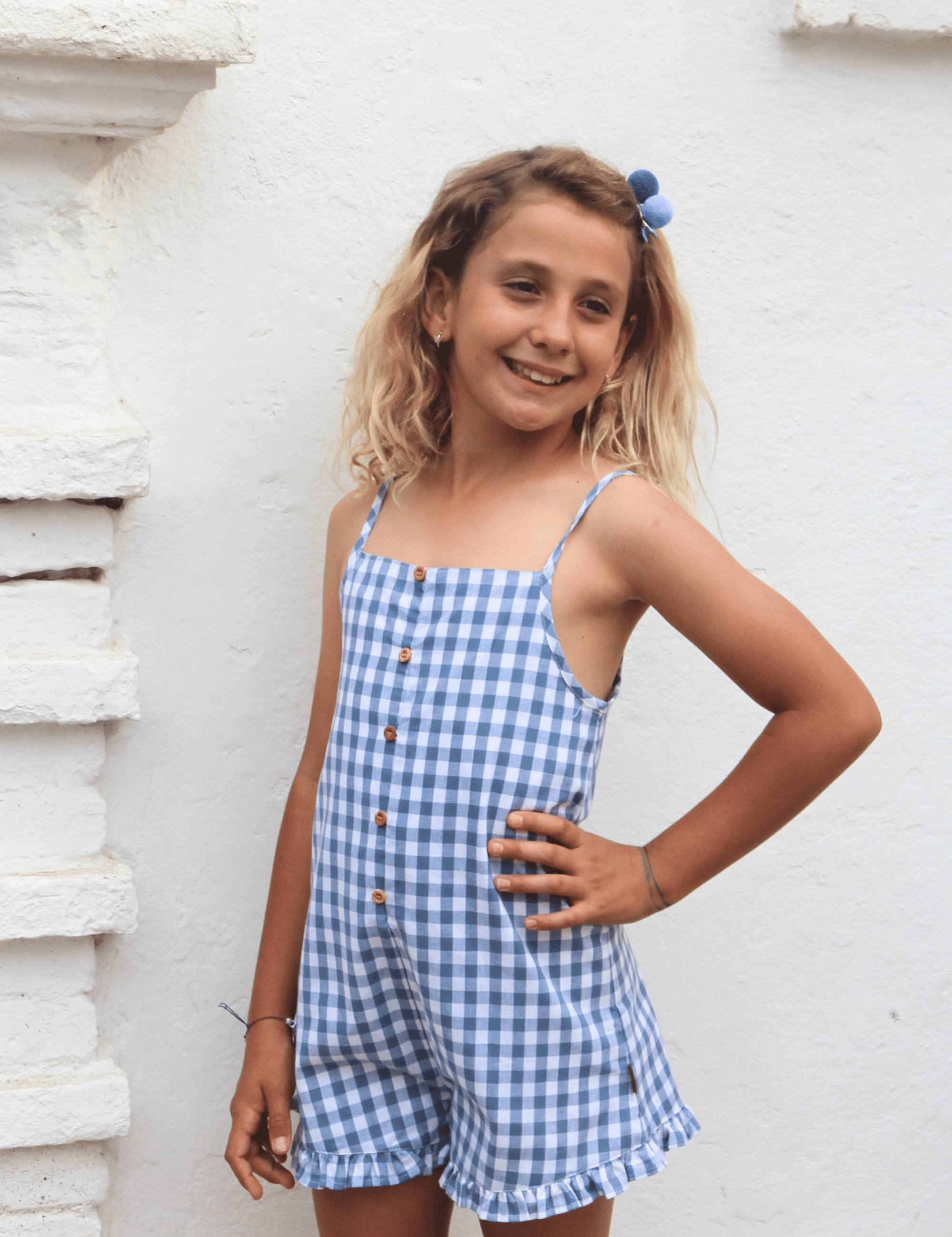 Peto de niña azul Cocote & Charanga