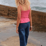 Pantalón de niña tejano