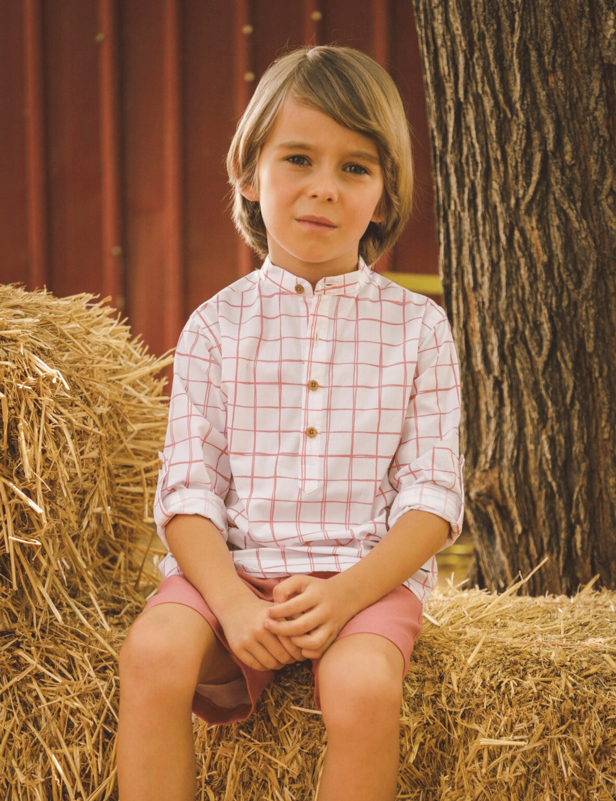 Camisa de niño nude Cocote & Charanga