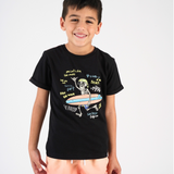 Camiseta de niño color negro