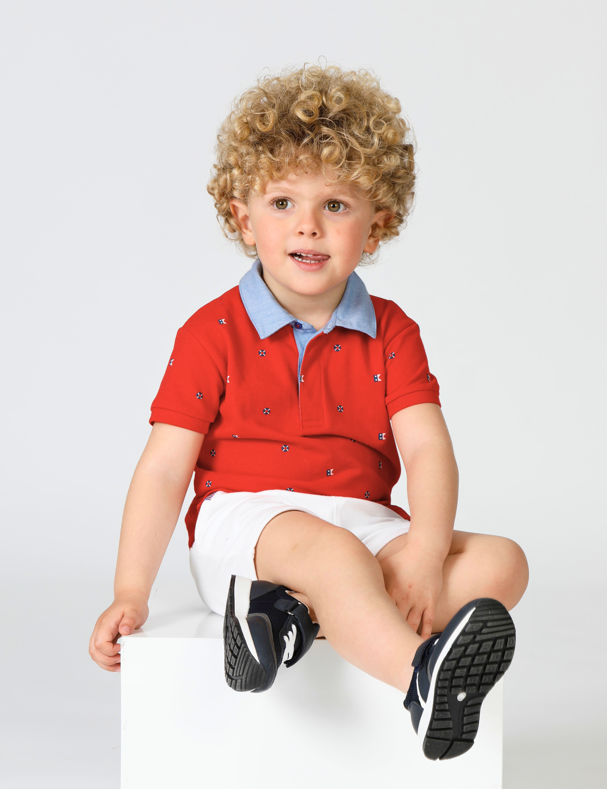 Polo bébé imprimé