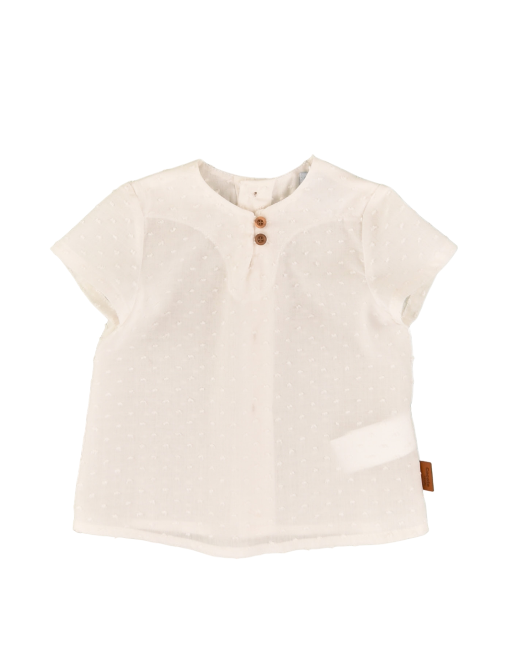 Blusa de bebé crudo Cocote & Charanga VERANO/Charanga