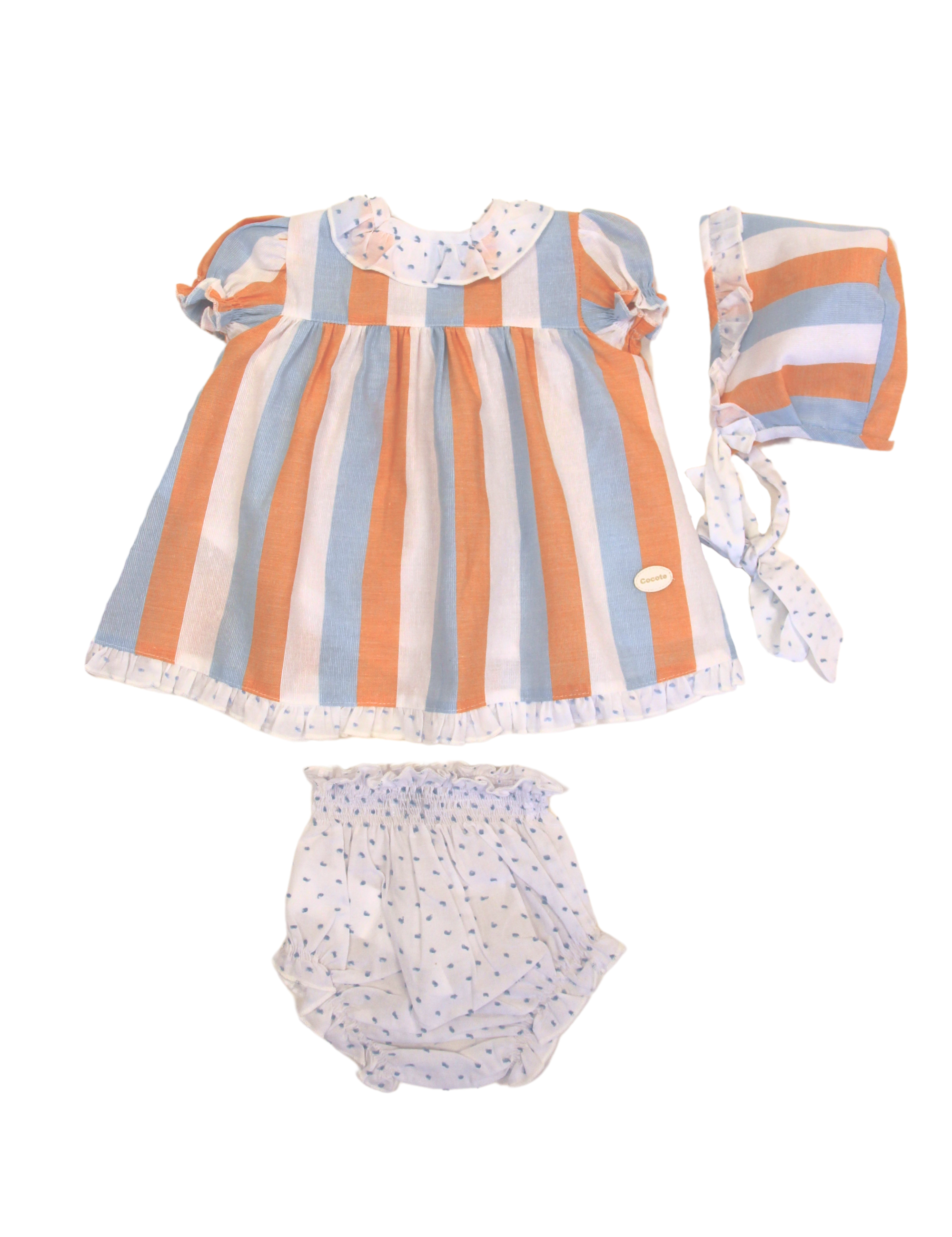 Vestido de bebé listado Cocote & Charanga VERANO/Charanga