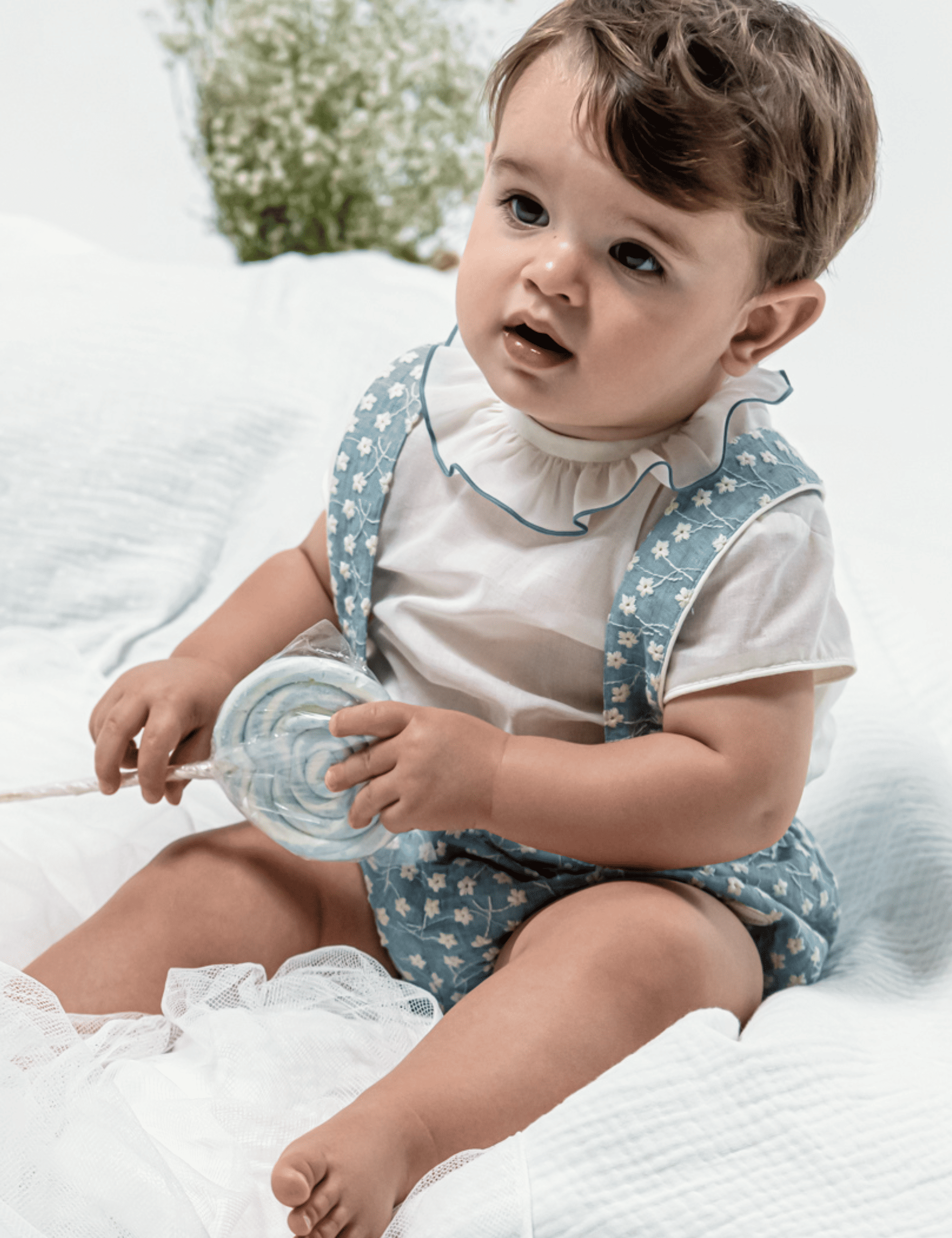 Conjunto de bebé azul Cocote & Charanga